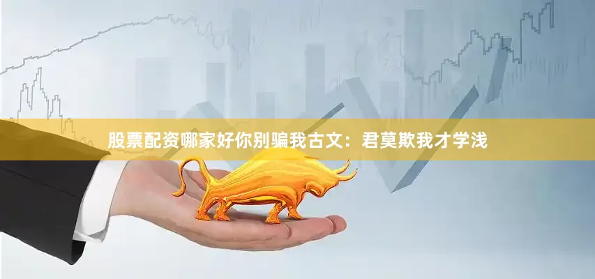 股票配资哪家好你别骗我古文：君莫欺我才学浅